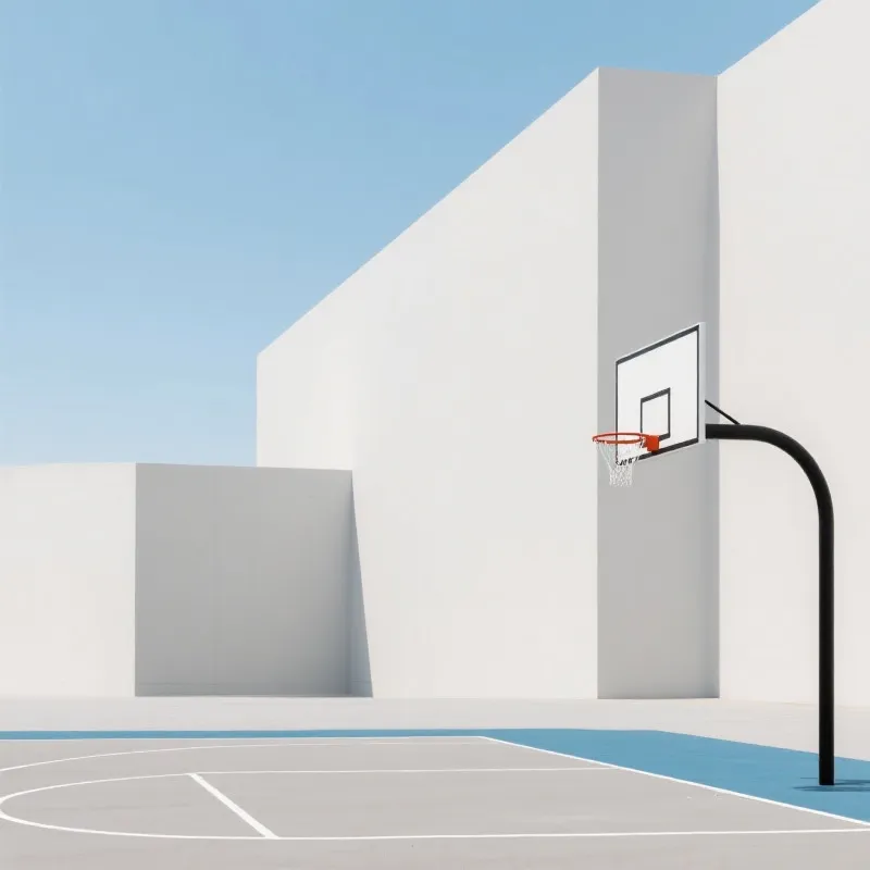篮球场景示意